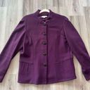 Coldwater Creek Cold Water Creek 12 Purple Knit Blazer Jacket Photo 0