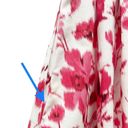 Oscar de la Renta  Pink & White Floral Stretch Cotton A-Line Dress Women’s Size 6 Photo 9