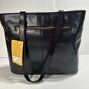 Patricia Nash Braden Tote Purse Black Tan Leather Colorblock Large NWT Photo 2