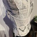 Victoria's Secret Victoria’s Secret Lace Crochet Keyhole Cutouts Floral Vintage y2k Coastal Coquette Western Bra sleep wear Corset Photo 5