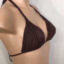 PilyQ  Isla triangle bikini top. Medium . NWT Photo 3