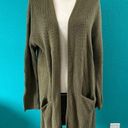 Universal Threads  Olive green knit cardigan in size large Photo 0