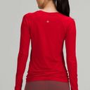 Lululemon - New Year Swiftly Tech Long Sleeve Shirt 2.0 Dark Red Running Gym Photo 1