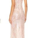 Camila Coelho  Revolve Rena Lace Maxi Dress in Nude Photo 1