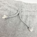 Faherty  Fleece High Rise Sweatpants Lounge Track Pants: Light Heather Grey Photo 4