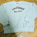 Pretty Little Thing Grey Marl CALIFORNIA West Coast Slogan Oversized Sweater M  Photo 0