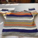 Lou & grey  Stripe Color Line Alpaca Blend Sweater Size Medium Photo 9