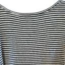 J.Jill A-line scoop neck Striped black grey Casual Long Sleeve Tee Dress Medium Photo 3