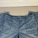 Madewell RTR 
Supersoft Relaxed Pull On Jeans Sz XXL 14-16 Denim Blue stretch Photo 3