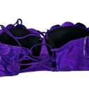 Disney  Ariel Little Mermaid Clam Purple Shell Bikini Top Size XL NWT Photo 3