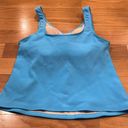 L.L.Bean  women’s light blue tankini size 14. Photo 3