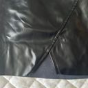 Leather Mini Skirt Black Size 0X Photo 1