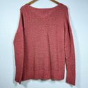 American Eagle  AE Women's Large Maroon Pullover Open Knit Cotton Wool Sweater Photo 6