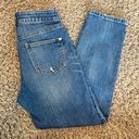 Pilcro  Women's Size 26 Anthropologie The Borrowed Boyfriend Blue Jeans Patchwork Photo 4