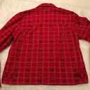 Dress Barn  Christmas tree button down top/jacket size M Holiday Party Photo 7