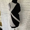 White House | Black Market  women XS sleeveless long turtleneck sweater black grey  Photo 3