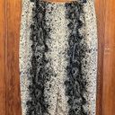 The Limited EUC  High Waisted Stretchy Pencil Skirt Snakeskin 10 Photo 1