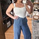 Seven7  wide leg striped jeans Photo 14