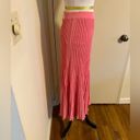 Lucy Paris New  Ellery Knit Pleated Skirt Pink Sz S Photo 4