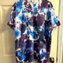 Gildan Starburst Tie Dye Family T-shirts- Set of (4) Family Blue, Purple & White NEW Photo 3