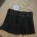 Princess Polly Leather Belted Mini Skirt Photo 3