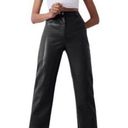 Wilfred  Aritzia Melina Vegan Faux Leather High Waisted Pants Women's Size 10 Photo 14