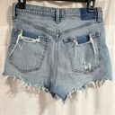 Abercrombie & Fitch Distressed High Rise Mom Shorts Photo 2