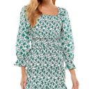 TCEC | Floral Smocked Mini Dress | S | Green | CD02369 | Sample Sale Photo 2