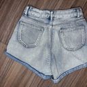 Princess Polly Gun Barrel City High Waisted Denim Mom Shorts Photo 2