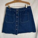 Popsugar  denim skirt size 14 Photo 0