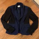 Laundry by Shelli Segal Black and Blue Blazer Photo 2