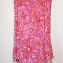 Lane Bryant  Floral Asymmetrical Handkerchief Side Slit Skirt Photo 0