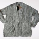 Rusty  Women’s v neck Butter cardigan Knot sweater in grey Marl size Medium Photo 0