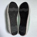 American Eagle  7W Mint Green Eyelet Canvas Slip-On Shoes Photo 7