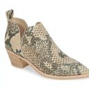 DV by Dolce Vit Sher Perforated Snakeskin Booties Photo 0