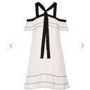 Proenza Schouler NWT.  Off-the-shoulder bow crepe mini dress Photo 5