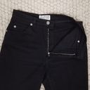 St. John  Signature Straight Leg High Rise Denim Jeans Black Sz 6 Photo 3