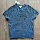 Coldwater Creek NWT knit detail tee size S Photo 0