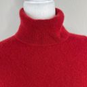 White + Warren Essential Cashmere Red Long Sleeve Turtleneck Sweater Small/Large Photo 7