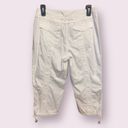 Style & Co . Petite Mid-rise Capri Cargo Pants in White - size 6P Photo 1