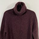 Sweaty Betty  Women's Black Cherry Shakti Turtleneck Chucky Knit Sweater Size L Photo 1