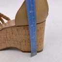 Frye  Leather/Cork Wedge Sandals Color Tan/ Brown SZ 6. NWOT Photo 10