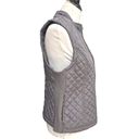 Karen Scott Laura Scott Lightweight Quilted Vest Gray Size Large Photo 2