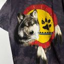 2008 Vintage Y2K Wolf Nature The Mountain T Shirt Gray White Large L Stone Wash Photo 9