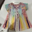 Calia by Carrie  Underwood Multicolor Pastel Kaftan Swimsuit Coverup Size L Photo 7