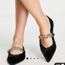 ASOS Pointed Velvet Ballet Flats Photo 0