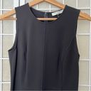 Halston Heritage Ponte sleeveless skater dress fit and flare dress black size 4 Photo 2