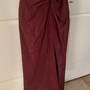 Rag and Bone  Amber twist-front silk crepe de chine midi skirt Photo 5