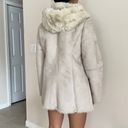 Krass&co G.H. Bass &  Faux Suede Fur Hooded Coat Size M Photo 15