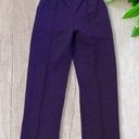 Cathy Daniels Vintage  Pull-On Straight Leg Trouser Pants Purple M Photo 0